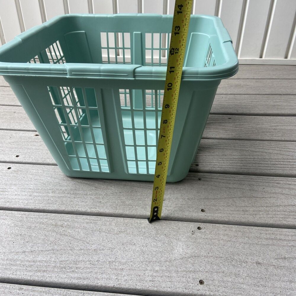 VTG 1987 Rubbermaid Laundry Basket 3/4 Bushel Model 2972  Made In USA - Picture 11 of 16